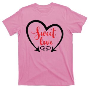 Sweet Love Heart Cute Valentines Day T-Shirt