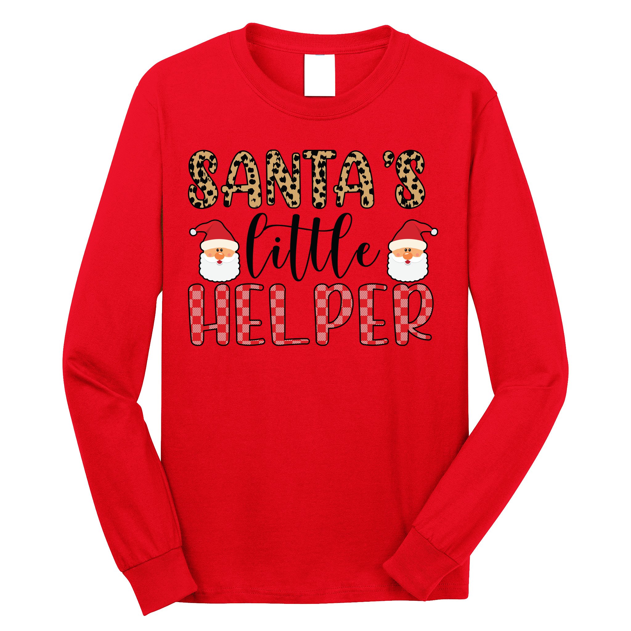 Santa's Little Helper Long Sleeve Shirt