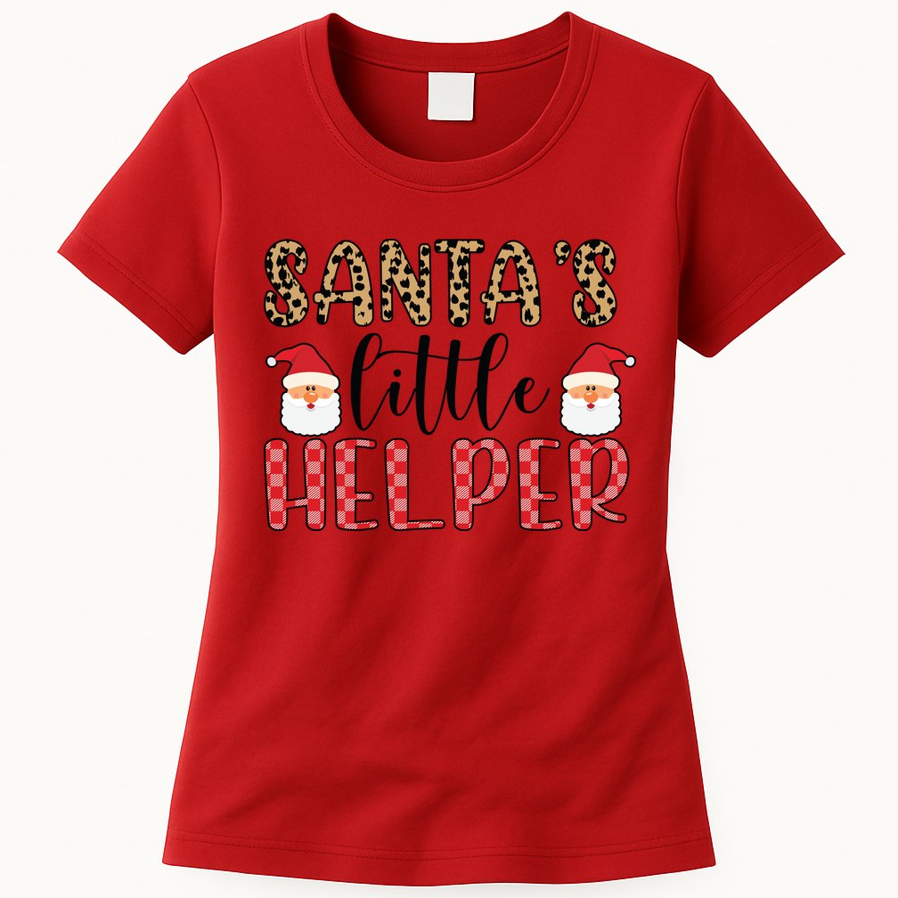 Santa's Little Helper Womens T-Shirt