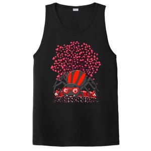 Spider Lover Heart Tree Love Spider Valentine's Day Cute Gift PosiCharge Competitor Tank