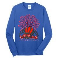 Spider Lover Heart Tree Love Spider Valentine's Day Cute Gift Tall Long Sleeve T-Shirt