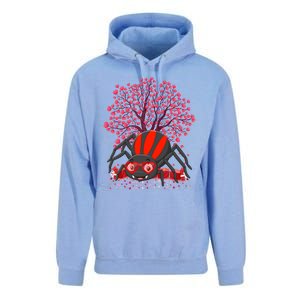 Spider Lover Heart Tree Love Spider Valentine's Day Cute Gift Unisex Surf Hoodie