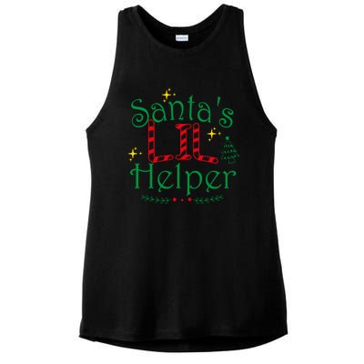 Santa’S Lil Helper Ladies PosiCharge Tri-Blend Wicking Tank