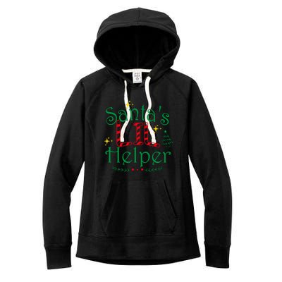 Santa’S Lil Helper Women's Fleece Hoodie