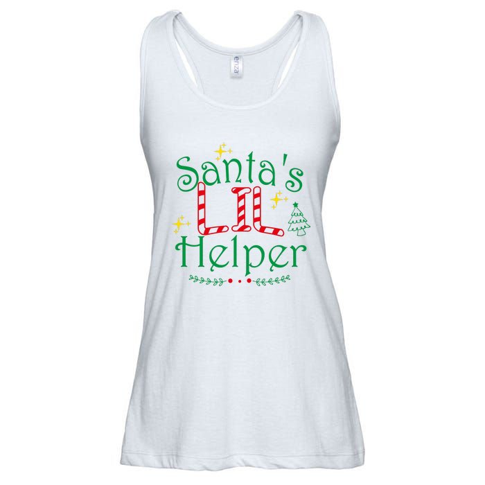 Santa’S Lil Helper Ladies Essential Flowy Tank