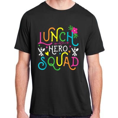 School Lunch Hero Squad Funny Cafeteria Workers Gifts Adult ChromaSoft Performance T-Shirt