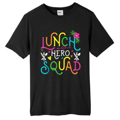 School Lunch Hero Squad Funny Cafeteria Workers Gifts Tall Fusion ChromaSoft Performance T-Shirt