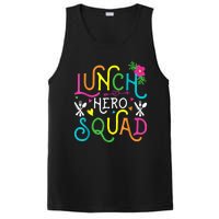 School Lunch Hero Squad Funny Cafeteria Workers Gifts PosiCharge Competitor Tank