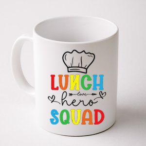 School Lunch Hero Squad Funny Cafeteria Workers Crew Lady Coffee Mug