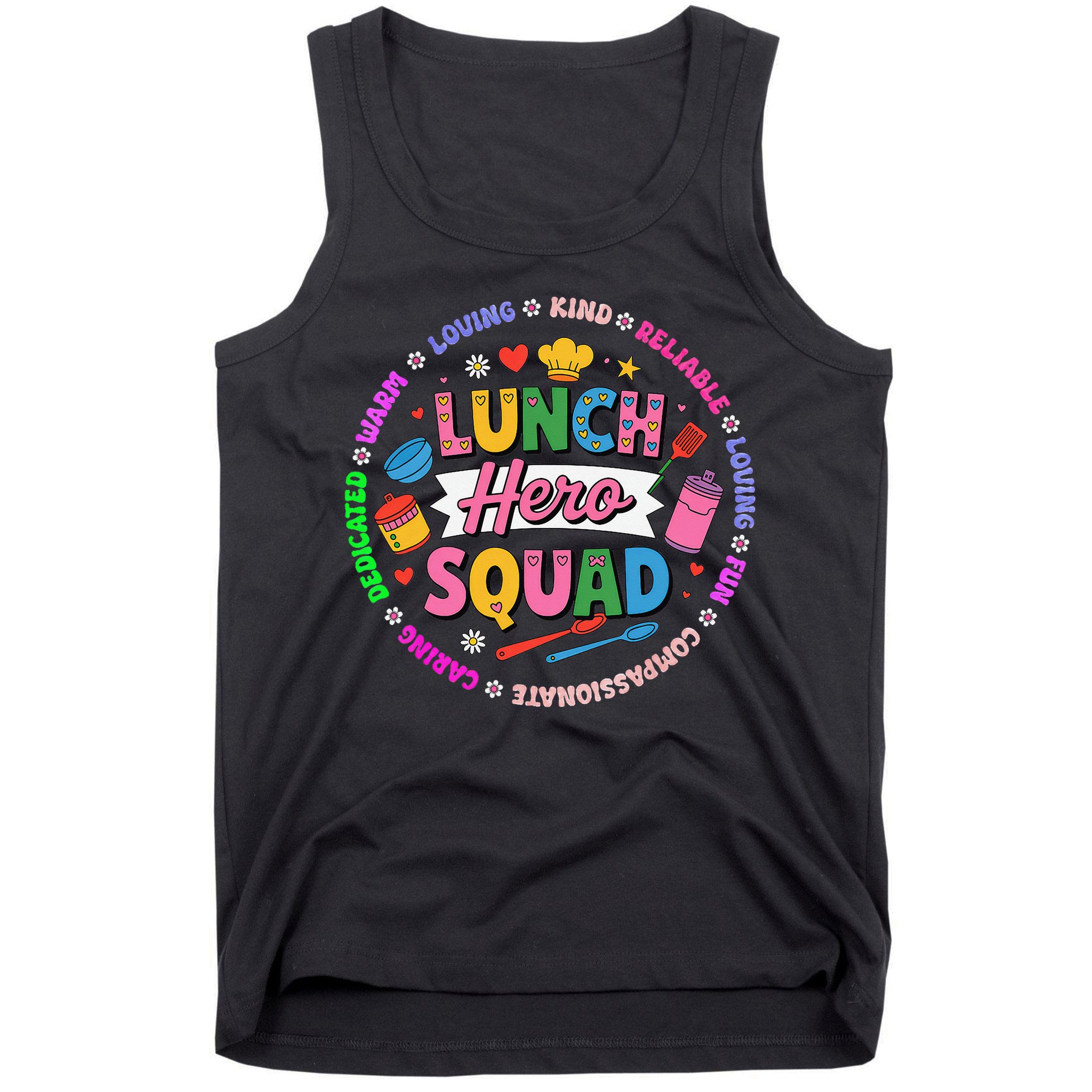 School Lunch Hero Squad Tank Top