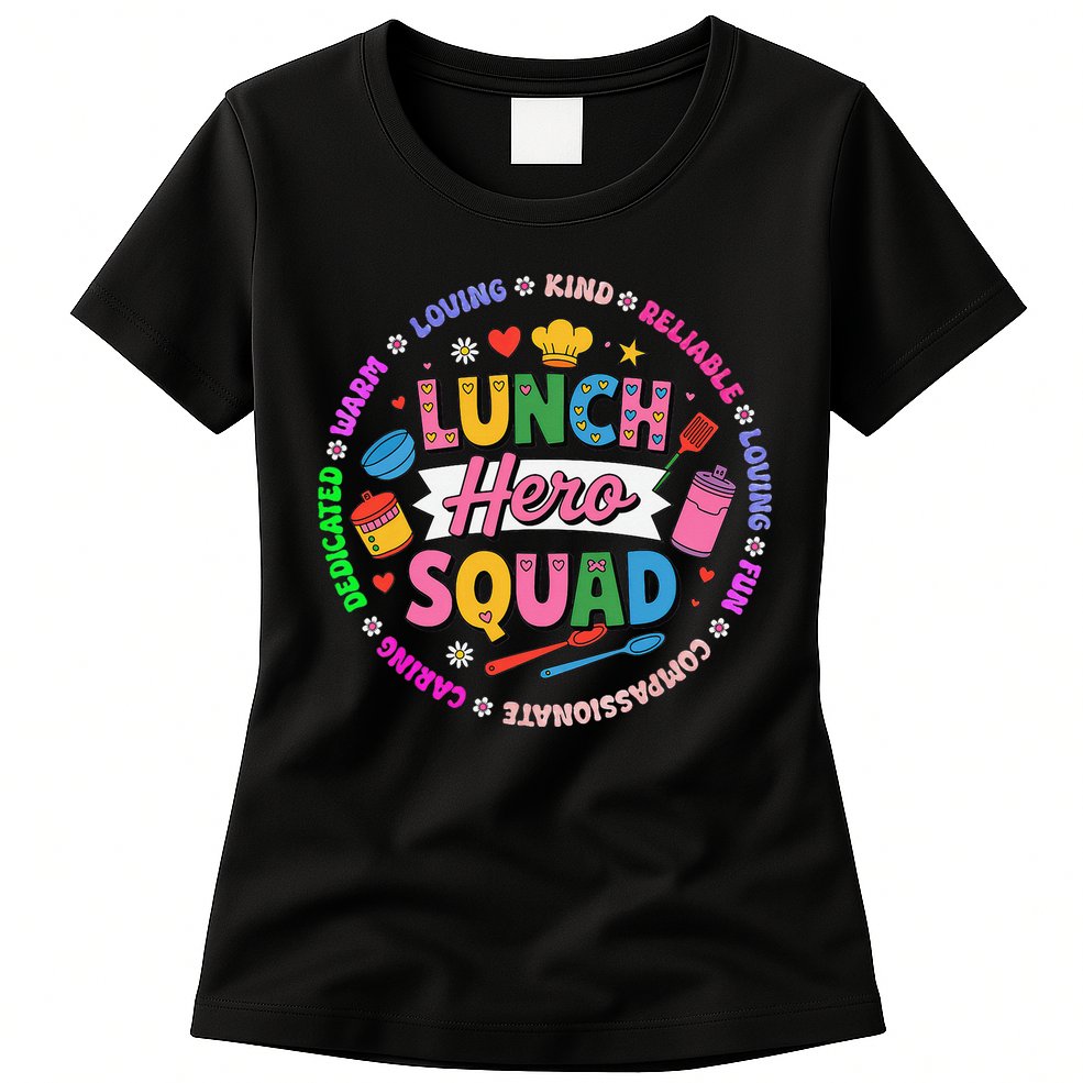 School Lunch Hero Squad Womens T-Shirt