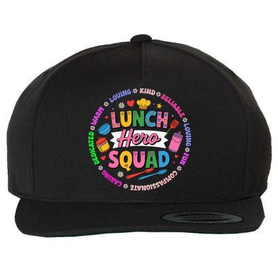 School Lunch Hero Squad Wool Snapback Cap