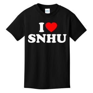 SNHU Love Heart College University Alumni Kids T-Shirt