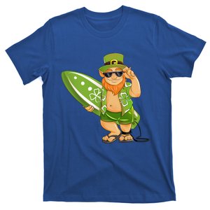 Surfing Leprechaun Hawaiian Surfing St Patricks Day Hawaii Gift T-Shirt