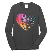 Sign Language Heart ASL Gift Deaf Gift ASL Teacher Gift Long Sleeve Shirt