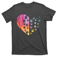 Sign Language Heart ASL Gift Deaf Gift ASL Teacher Gift T-Shirt