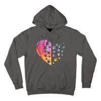 Sign Language Heart ASL Gift Deaf Gift ASL Teacher Gift Tall Hoodie