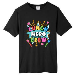 School Lunch Hero Squad A Food Service Team Lunch Hero Crew Cool Gift Tall Fusion ChromaSoft Performance T-Shirt