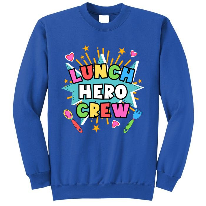 School Lunch Hero Squad A Food Service Team Lunch Hero Crew Cool Gift Sweatshirt