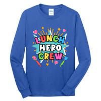 School Lunch Hero Squad A Food Service Team Lunch Hero Crew Cool Gift Tall Long Sleeve T-Shirt