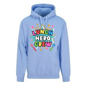 School Lunch Hero Squad A Food Service Team Lunch Hero Crew Cool Gift Unisex Surf Hoodie