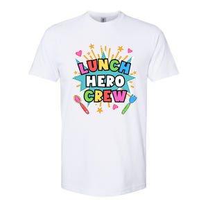 School Lunch Hero Squad A Food Service Team Lunch Hero Crew Cool Gift Softstyle CVC T-Shirt