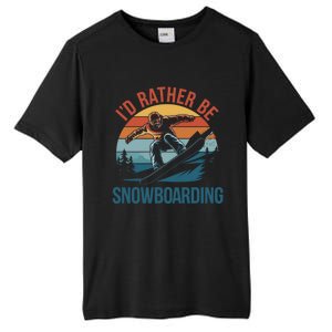 Snowboarding Lover Humor Design Funny Snowboarder Gift Tall Fusion ChromaSoft Performance T-Shirt