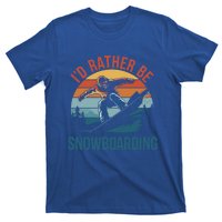 Snowboarding Lover Humor Design Funny Snowboarder Gift T-Shirt