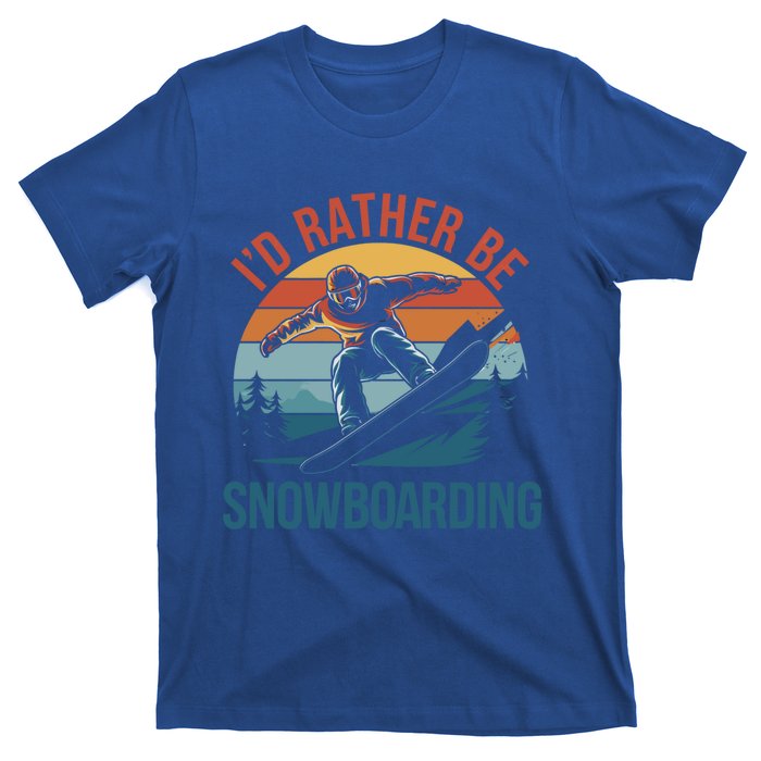 Snowboarding Lover Humor Design Funny Snowboarder Gift T-Shirt