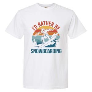 Snowboarding Lover Humor Design Funny Snowboarder Gift Garment-Dyed Heavyweight T-Shirt