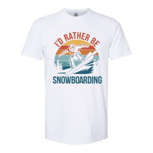 Snowboarding Lover Humor Design Funny Snowboarder Gift Softstyle CVC T-Shirt