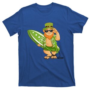 Surfing Leprechaun Hawaiian Surfing St Patricks Day Hawaii Cute Gift T-Shirt