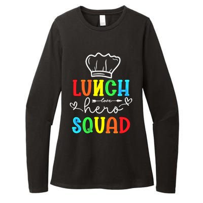 School Lunch Hero Squad Funny Cafeteria Workers Gift Womens CVC Long Sleeve Shirt