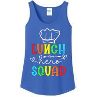 School Lunch Hero Squad Funny Cafeteria Workers Gift Ladies Essential Tank