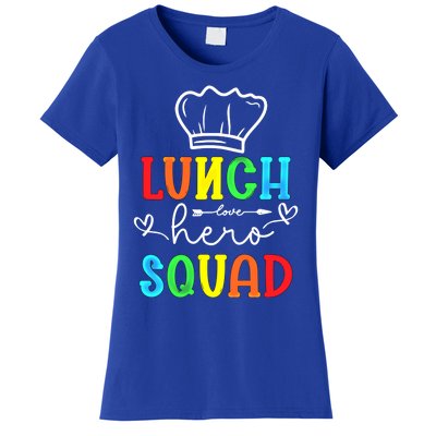 School Lunch Hero Squad Funny Cafeteria Workers Gift Women's T-Shirt