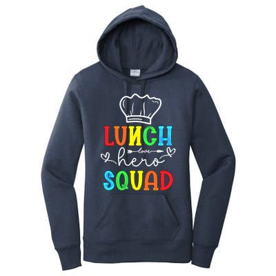 School Lunch Hero Squad Funny Cafeteria Workers Gift Women's Pullover Hoodie