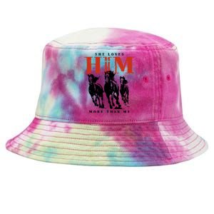 She Loves Him More Than Me Tie-Dyed Bucket Hat