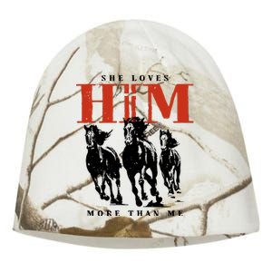 She Loves Him More Than Me Kati - Camo Knit Beanie