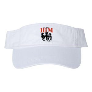 She Loves Him More Than Me Valucap Bio-Washed Visor