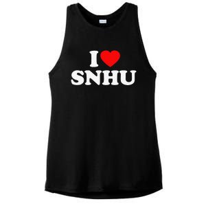 SNHU Love Heart College University Alumni Ladies PosiCharge Tri-Blend Wicking Tank