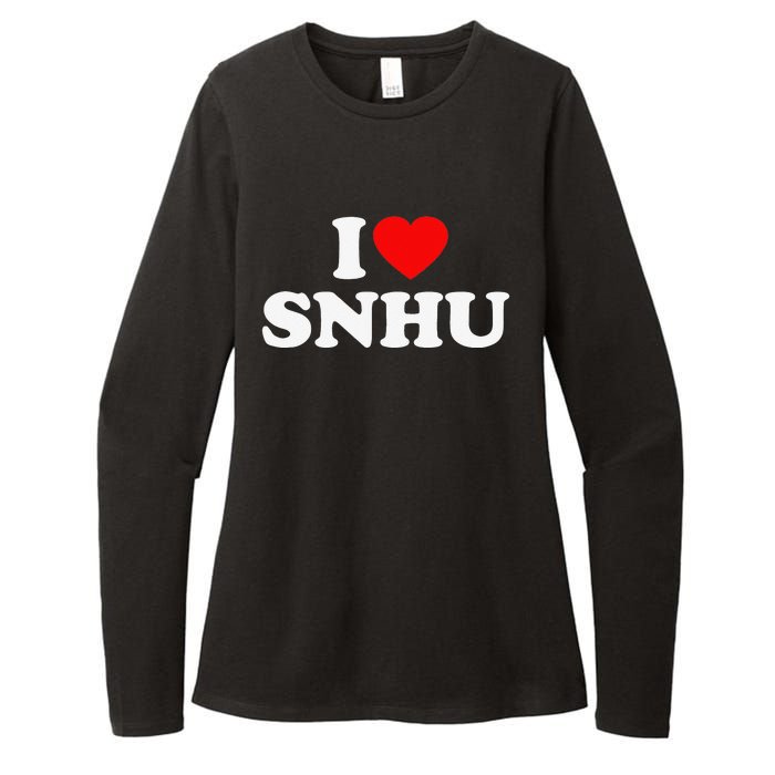 SNHU Love Heart College University Alumni Womens CVC Long Sleeve Shirt