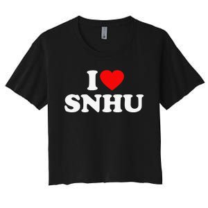 SNHU Love Heart College University Alumni Women's Crop Top Tee