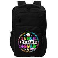 School Lunch Hero Squad Funny Cafeteria Workers Lunch Lady Impact Tech Backpack