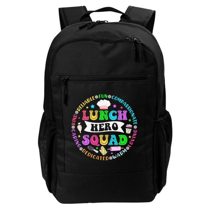 School Lunch Hero Squad Funny Cafeteria Workers Lunch Lady Backpack