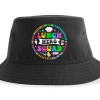 School Lunch Hero Squad Funny Cafeteria Workers Lunch Lady Sustainable Bucket Hat