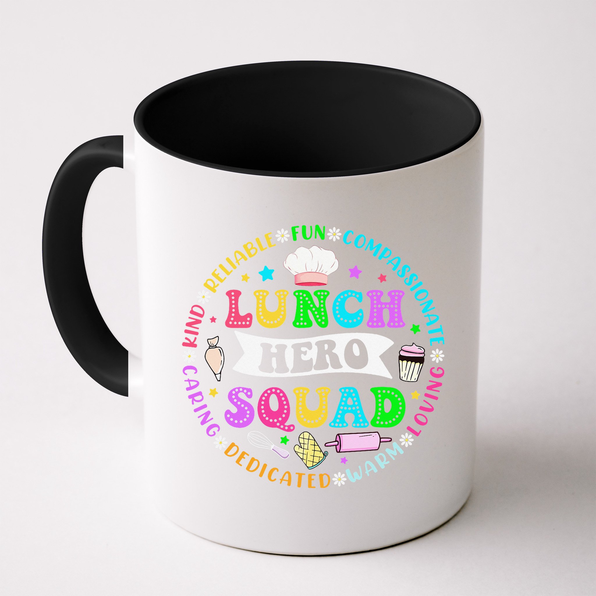 School Lunch Hero Squad Funny Cafeteria Workers Lunch Lady Mug