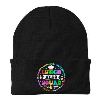 School Lunch Hero Squad Funny Cafeteria Workers Lunch Lady Beanie