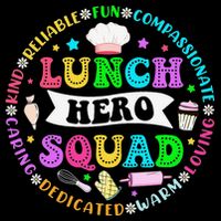 School Lunch Hero Squad Funny Cafeteria Workers Lunch Lady 16 in Basic Backpack