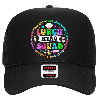 School Lunch Hero Squad Funny Cafeteria Workers Lunch Lady Hat