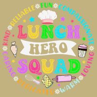 School Lunch Hero Squad Funny Cafeteria Workers Lunch Lady T-Shirt